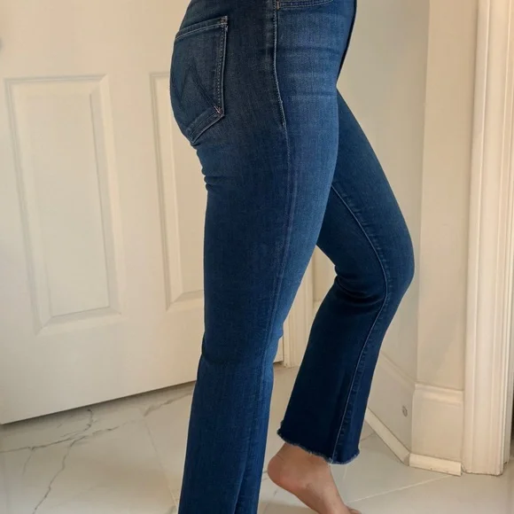 MOTHER Dark Blue Skinny Jeans